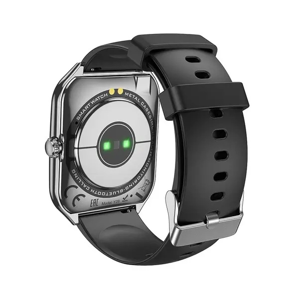 Hoco Y28 Ultra Thin Amoled Smart Watch – Color: Black – View 3