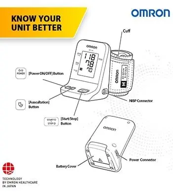 Omron HBP-1120 Professional Hybrid Blood Pressure Monitor  – View 12
