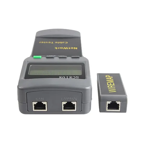 SC8108 Multifunctional Portable LCD Digital Display Network Cable Tester – View 3