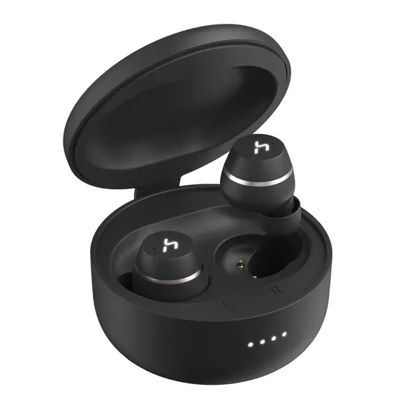 Havit Hakii Moon True Wireless Bluetooth Earbuds – Color: Black – View 1