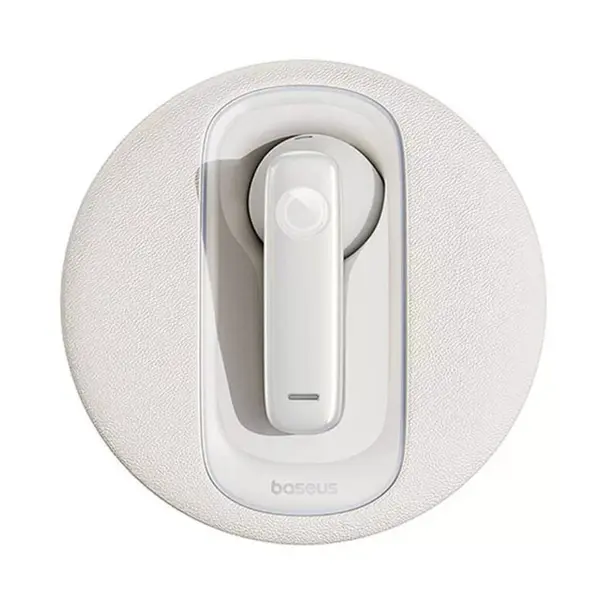 Baseus C-Mic CM10 Smart Unilateral Wireless Earphone For Car – Color: White – View 1