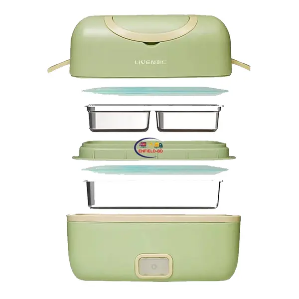 LIVEN FH-18 Electric Portable Lunch Box with Silent Heating – View 2