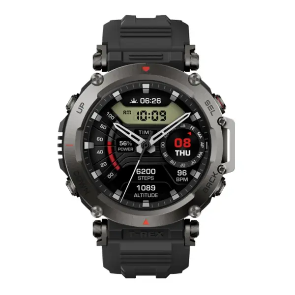 Amazfit T-Rex Ultra AMOLED Smartwatch – Color: Black – View 2