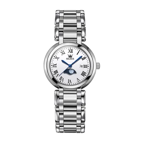 OLEVS 5573 Classic Luxury Alloy Bracelet Women’s Quartz Watch – View 1