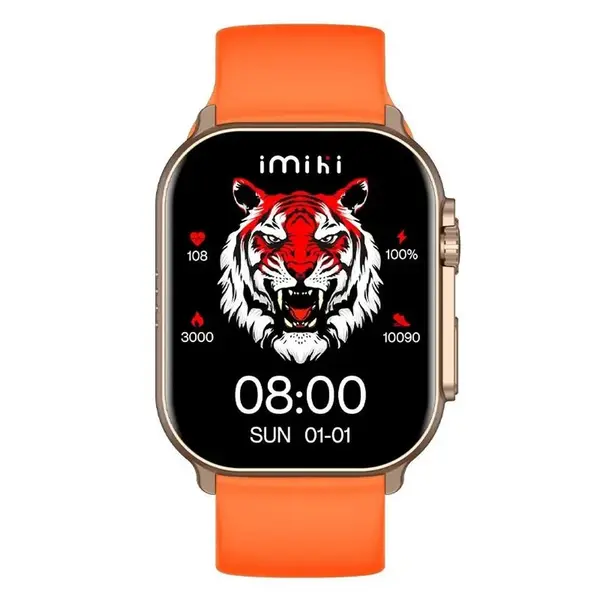 IMILAB IMIKI SF1 Amoled Display Bluetooth Calling Smart Watch – Color: Gold – View 2