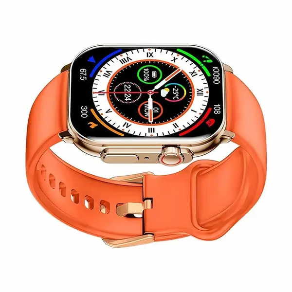 IMILAB IMIKI SF1 Amoled Display Bluetooth Calling Smart Watch – Color: Gold – View 3