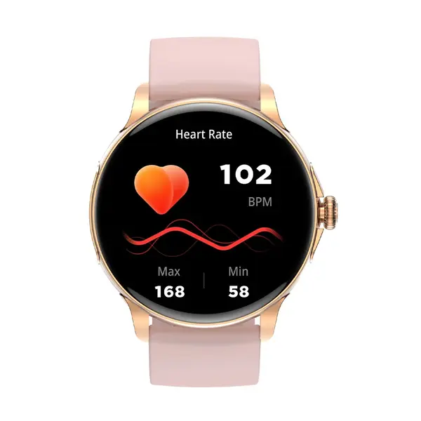 COLMI V72 Bluetooth Calling Smart Watch – Color: Gold – View 2