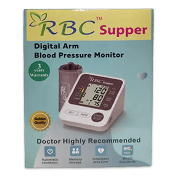 RBC Super Electronic Blood Pressure Monitor – View 3