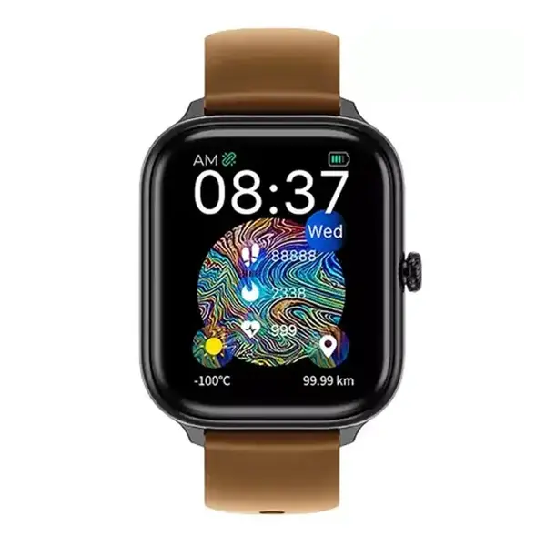 IMILAB IMIKI ST1 Amoled Display Calling Smartwatch – Color: Brown – View 2