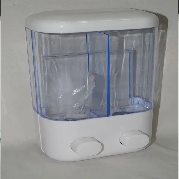 Wall-Mounted Transparent Liquid Soap Dispenser for Bathroom Refillable and Manual – View 4