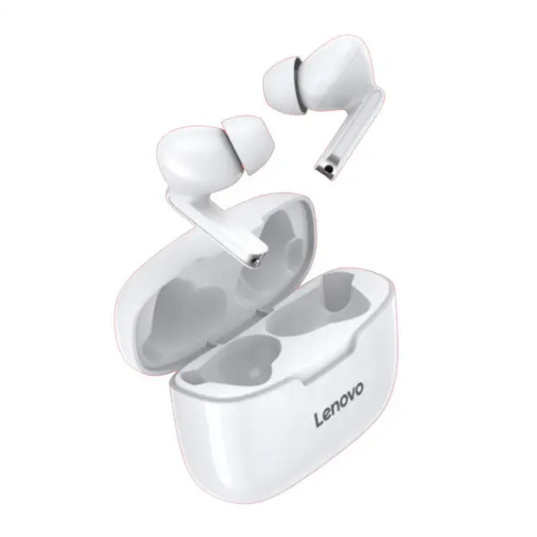 Lenovo XT90 TWS True Wireless Bluetooth 5.0 Earbuds – Color: White – View 2