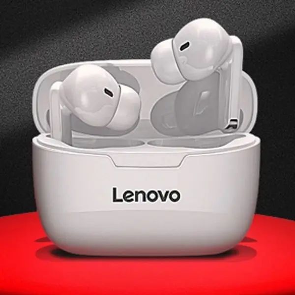 Lenovo XT90 TWS True Wireless Bluetooth 5.0 Earbuds – Color: White – View 3