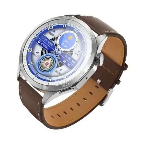 Hoco Y21 AMOLED Bluetooth Calling Smart Watch – Color: Silver – View 2