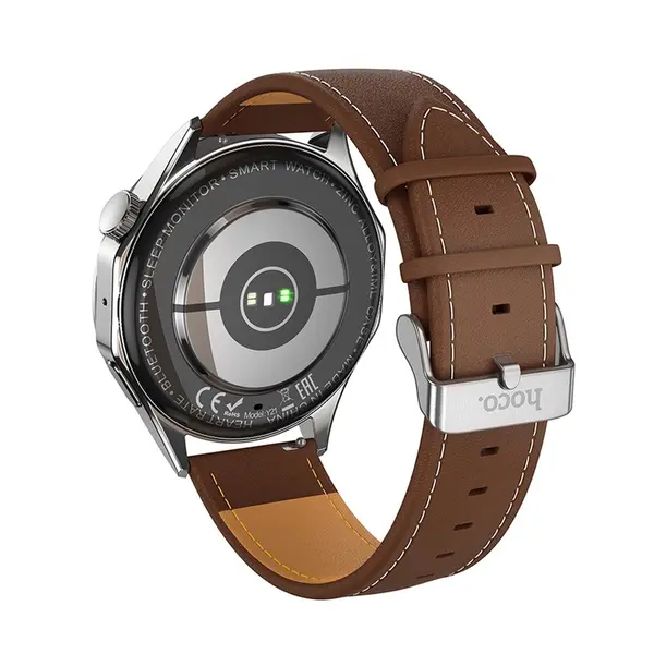 Hoco Y21 AMOLED Bluetooth Calling Smart Watch – Color: Silver – View 4