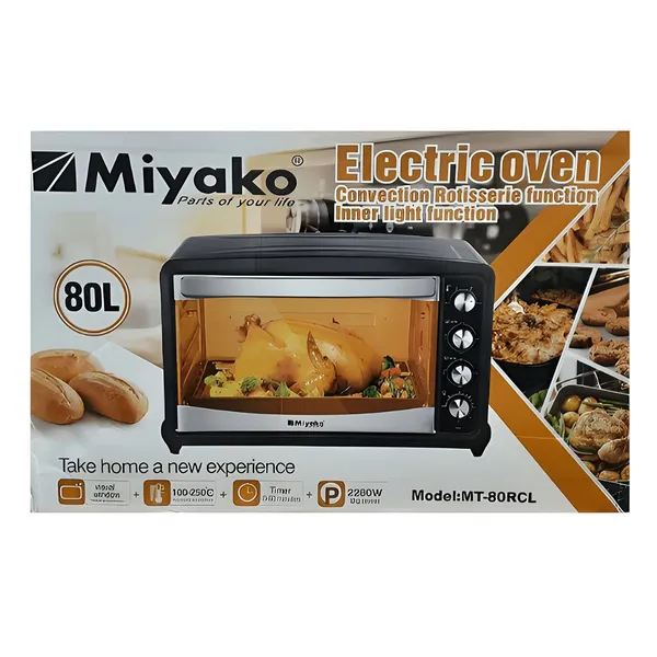 Miyako MT-80RCL 80 Liters Electric Oven Multi Function with Convection – View 2