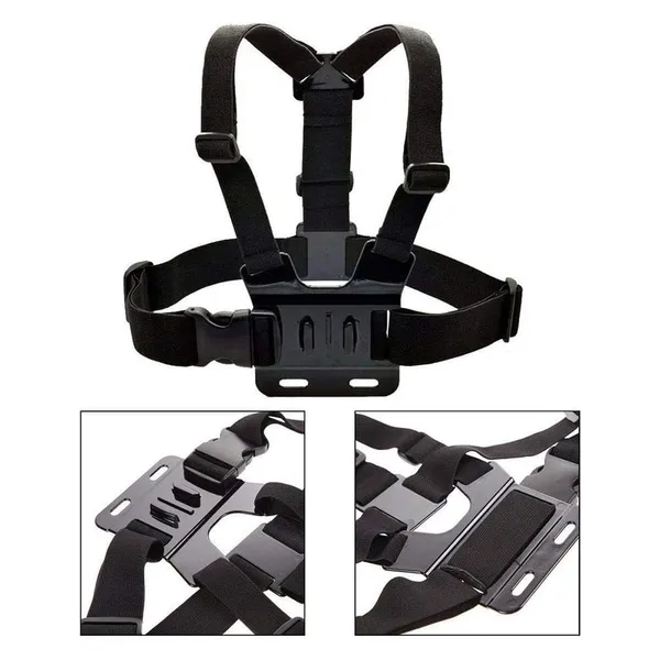 Chest Harness Mount Action Camera Selfie Stick Floating Hand Grip Compatible – View 2