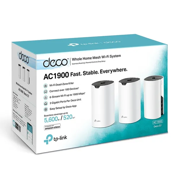 TP-Link Deco S7 AC1900 Dual Band Mesh Router – View 3