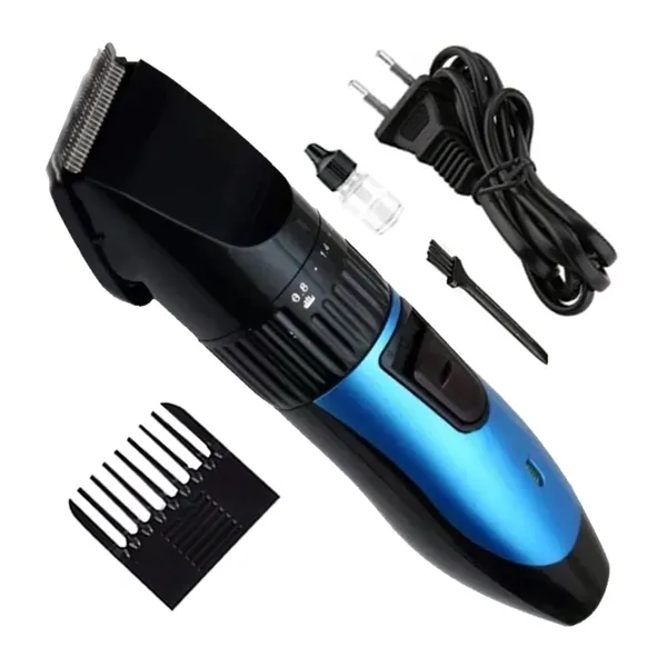 Kemei KM-730 Rechargeable Electric Hair Clipper Trimmer For Men – Color: Blue – View 1