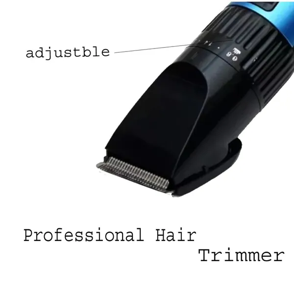 Kemei KM-730 Rechargeable Electric Hair Clipper Trimmer For Men – Color: Blue – View 3
