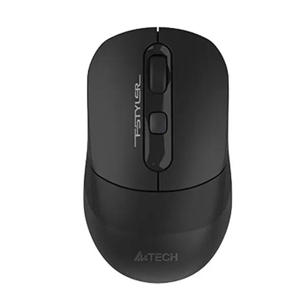 A4TECH FSTYLER FB10C Dual Mode Rechargeable Wireless Mouse – Color: Black – View 1