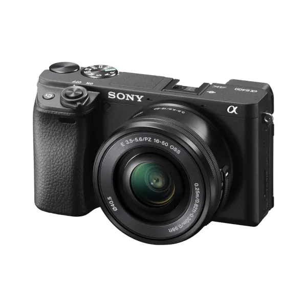 Sony Alpha A6400 with 16-50mm Lens Mirrorless Camera – View 1