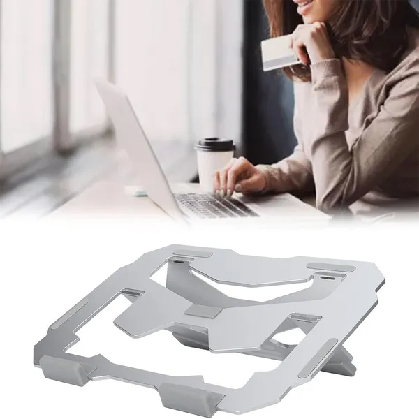 Awei X37 Laptop Stand Holder Universal Foldable Holder Aluminum Alloy – View 4