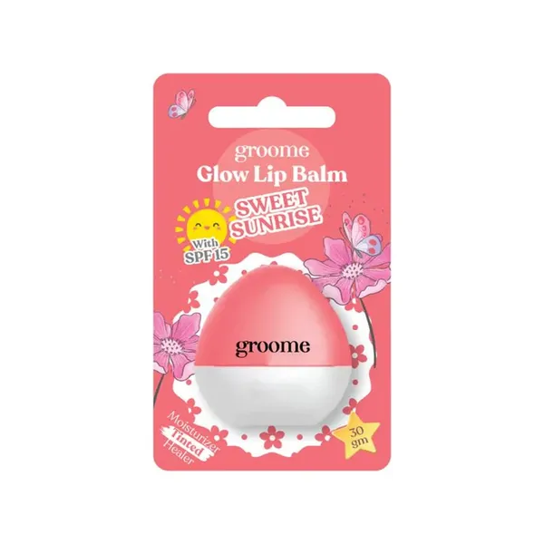Groome Glow Lip Balm With SPF 15 Sweet Sunrise 30gm – View 6