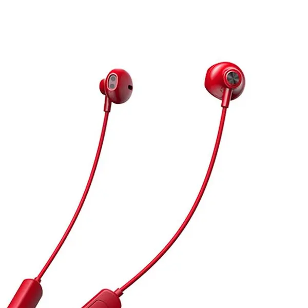 Lenovo SH1 Wireless BT 5.0 Neckband Earphone – Color: Red – View 2