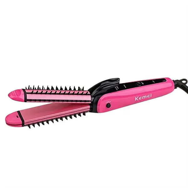 Kemei Km 6855 Multifunctional Hair Stick Curler Rollers And Straightener – View 1