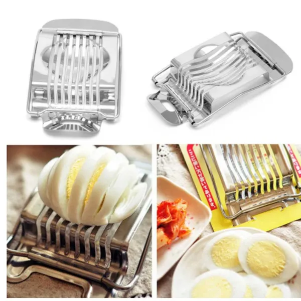 Stainless Steel Boiled Egg Slicer Section Cutter Mushroom Kitchen Chopper – View 5