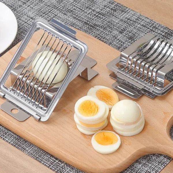 Stainless Steel Boiled Egg Slicer Section Cutter Mushroom Kitchen Chopper – View 4