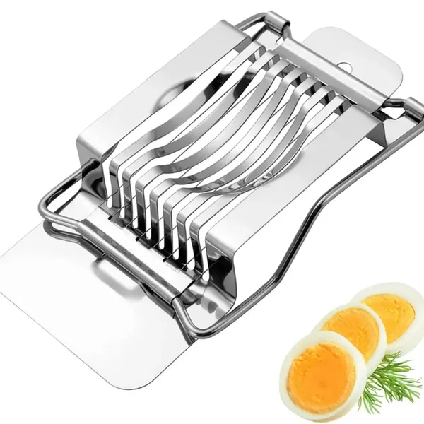 Stainless Steel Boiled Egg Slicer Section Cutter Mushroom Kitchen Chopper – View 2