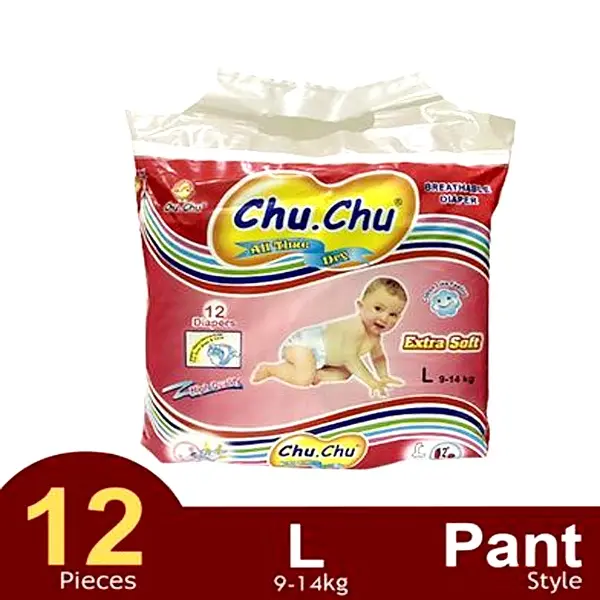 Chu Chu Pants System Leak Proof Baby Diaper – Quantity: 12 pcs – View 2