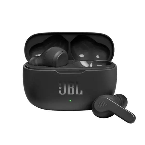 JBL Wave 200TWS True Wireless Earbuds – Color: Black – View 1