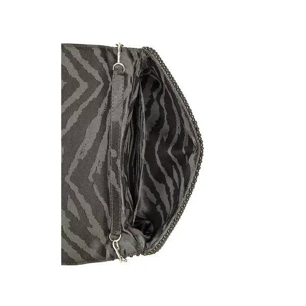 International Concepts Fold-over flap with magnetic Clutche – Color: Black – View 2