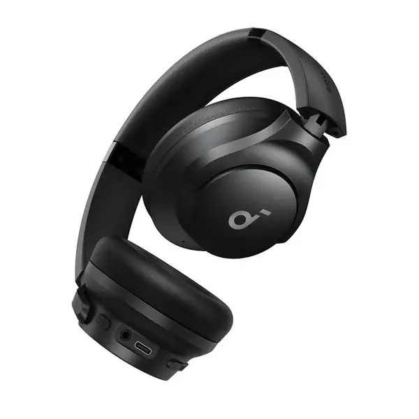 Anker Soundcore Q20i Hybrid Bluetooth Wireless Headphones – Color: Black – View 2