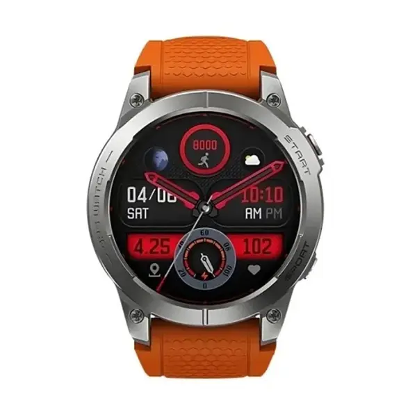 ZEBLAZE Stratos 3 Ultra HD AMOLED Smartwatch – Color: Orange – View 2
