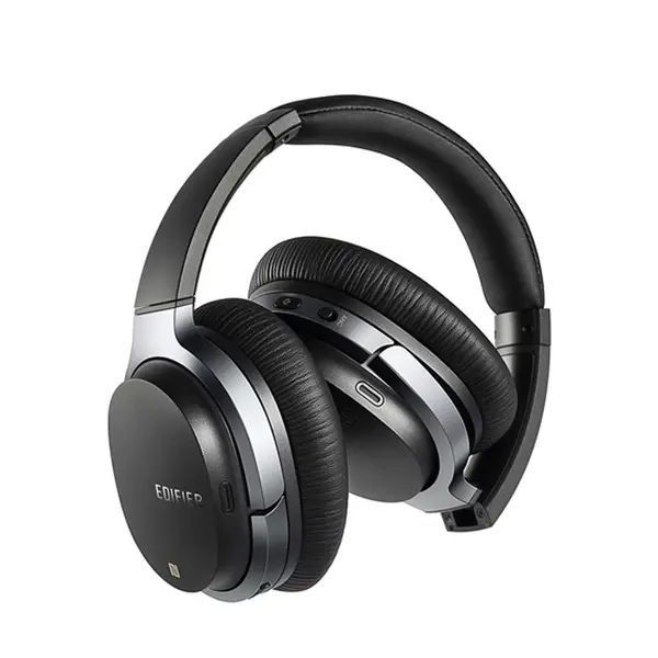 Edifier W860NB ANC Over-Ear Bluetooth Headphones – Color: Black – View 2