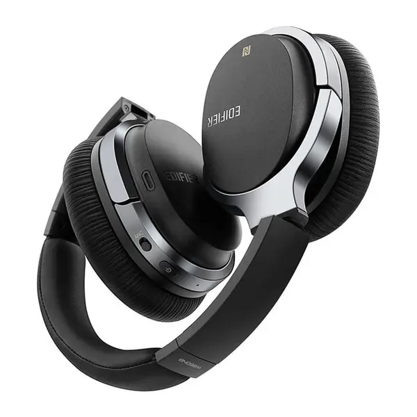 Edifier W860NB ANC Over-Ear Bluetooth Headphones – Color: Black – View 3