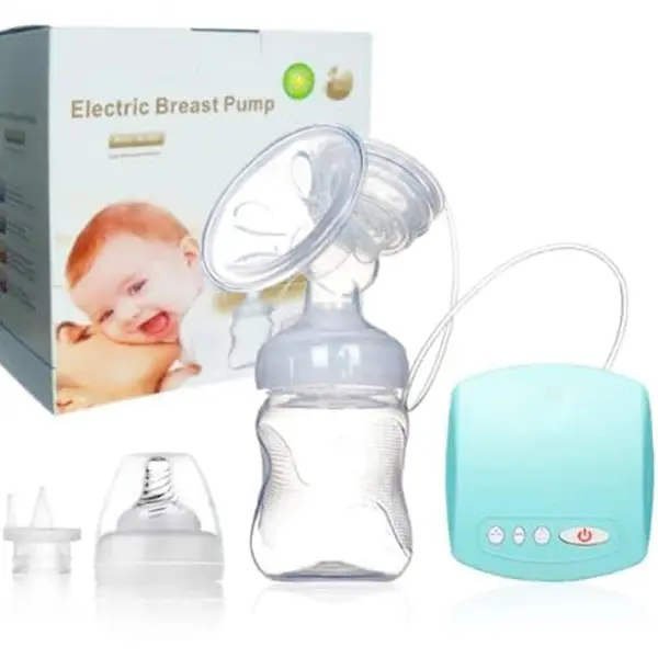 Automatic Portable Single Electric Milk Breast Pump – Color: Blue – View 4