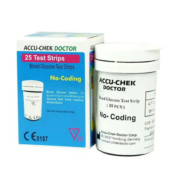 Accu-Chek Doctor Blood Glucose Test Strip for Diabetes – Number Of Strips: 100 – View 3