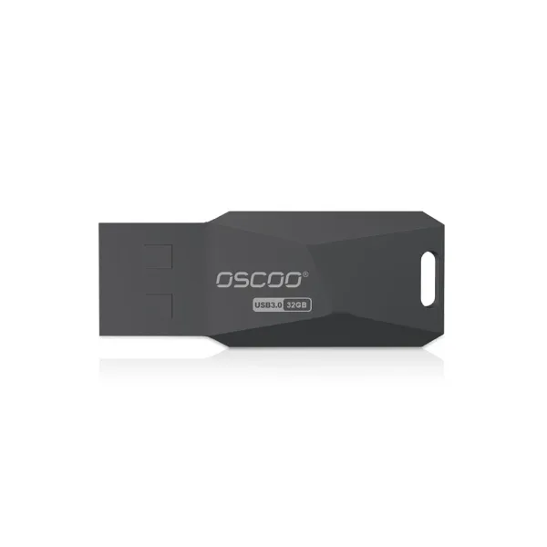 Oscoo K006 64GB USB 3.0 Gen 1 Gray Pen Drive – Storage Capacity: 128 GB – View 1