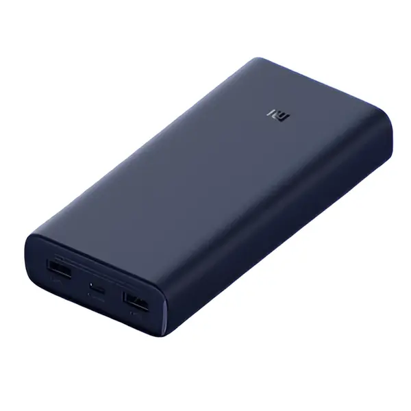 Xiaomi MI V3 PLM18ZM 18W Fast Charging 20000mAh USB-C Two-Way Power Bank – Color: Black – View 2