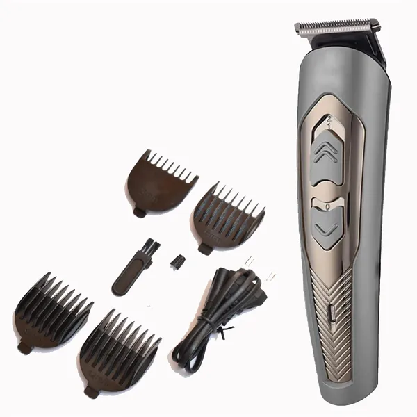 Kemei KM-756 Rechargeable Trimmer and Clipper For Men – Color: Gray – View 3