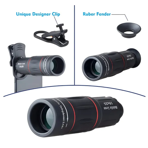 18x Optical Zoom Telescope Mobile Camera Lens – View 2
