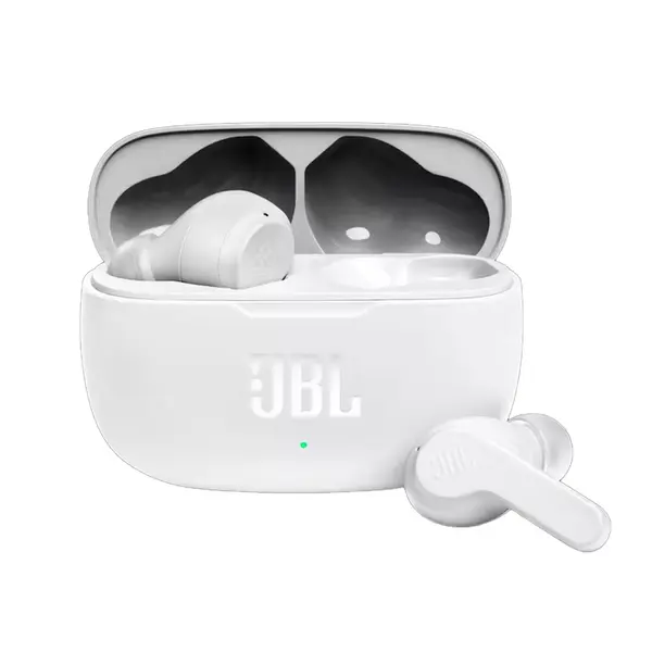 JBL Wave 200TWS True Wireless Earbuds – Color: White – View 1