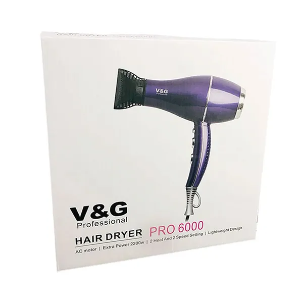 V&G Professional Hair Dryer Pro 6000 AC Motor 2200w – View 4