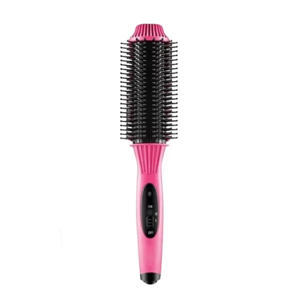 Ubeator 560-White-Pink 40W Professional 2-In-1 Comb Hair Curler – Color: Pink – View 1