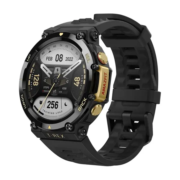 Amazfit T-Rex 2 AMOLED Display Smartwatch – Color: Gold – View 1