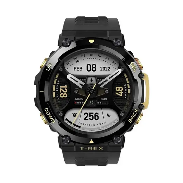 Amazfit T-Rex 2 AMOLED Display Smartwatch – Color: Gold – View 2